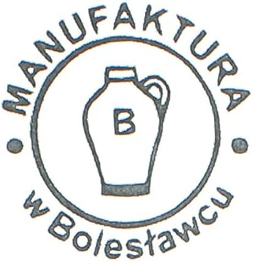 Blue Rose Polish Pottery Red Poppy Sugar & Creamer with Tray