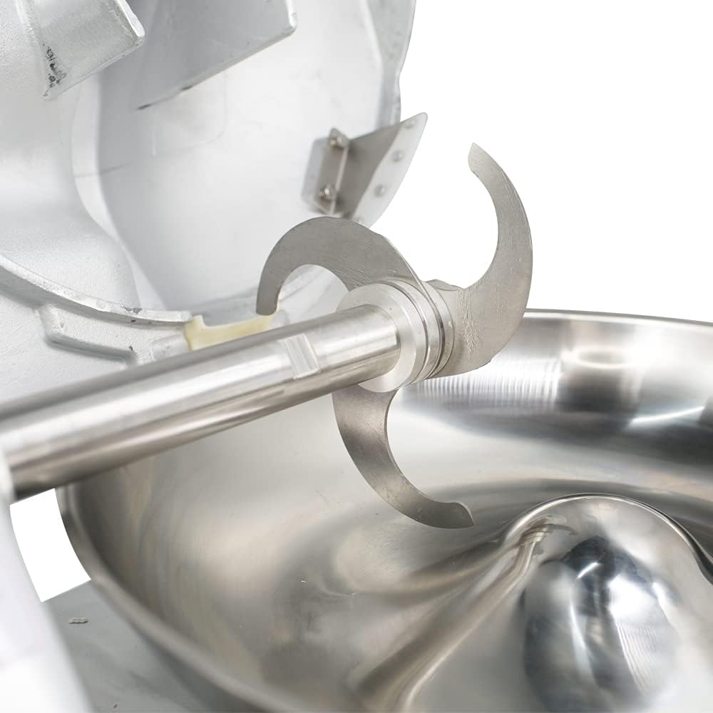 Hakka Commercial 10L Multifunction 18in Meat Bowl Cutter Mixer and Buffalo Chopper Food Processor Heavy Duty Meat Mixing Grindering Chopping Machine