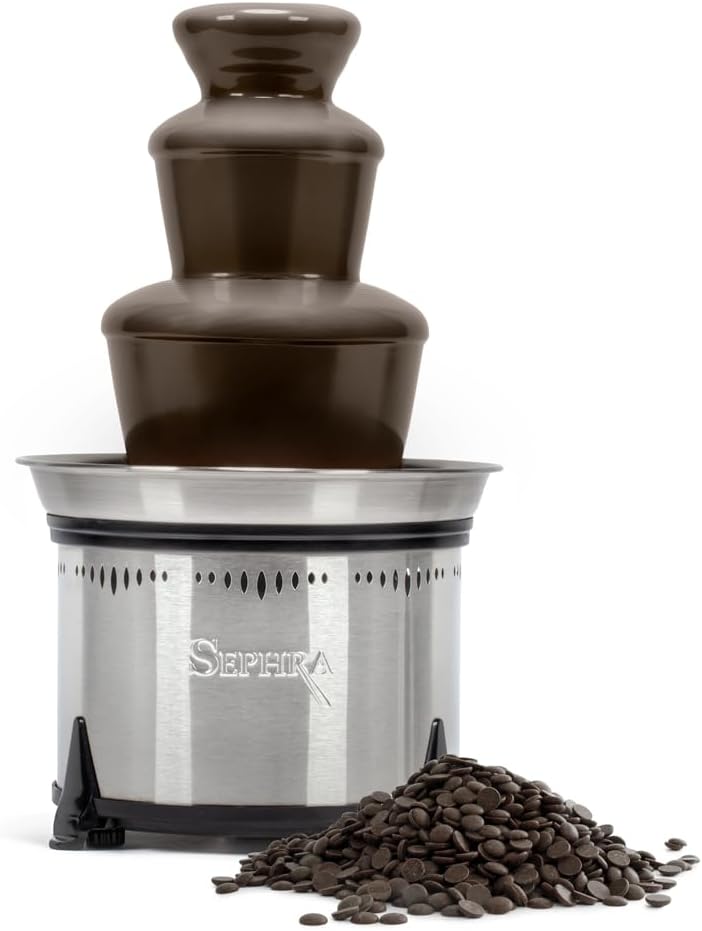 Sephra Fountain-ready Belgian Dark Chocolate 20lb Case - Ideal for Melting
