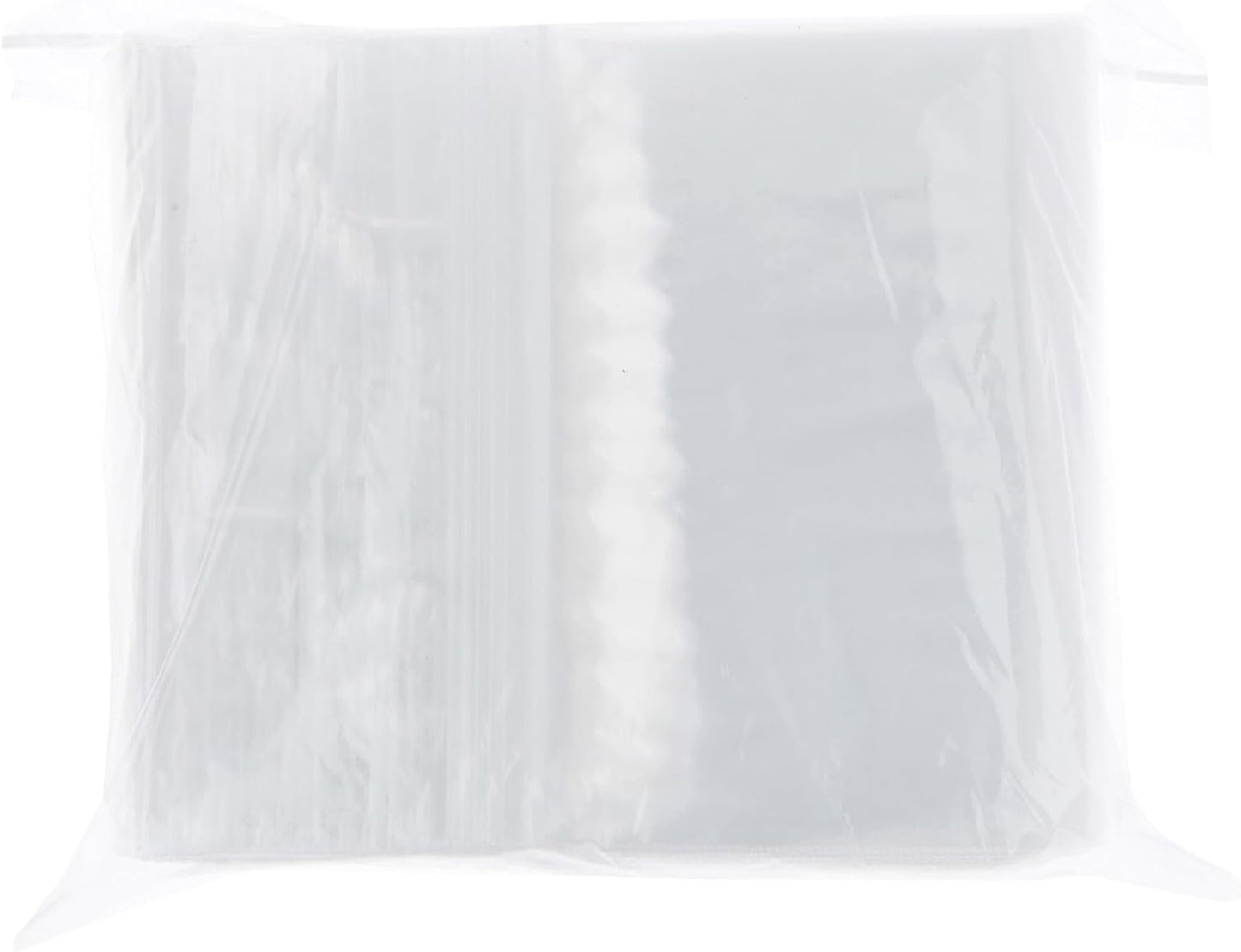 Plymor 6" x 10" (Pack of 500), 4 Mil Heavy Duty Zipper Reclosable Plastic Bags
