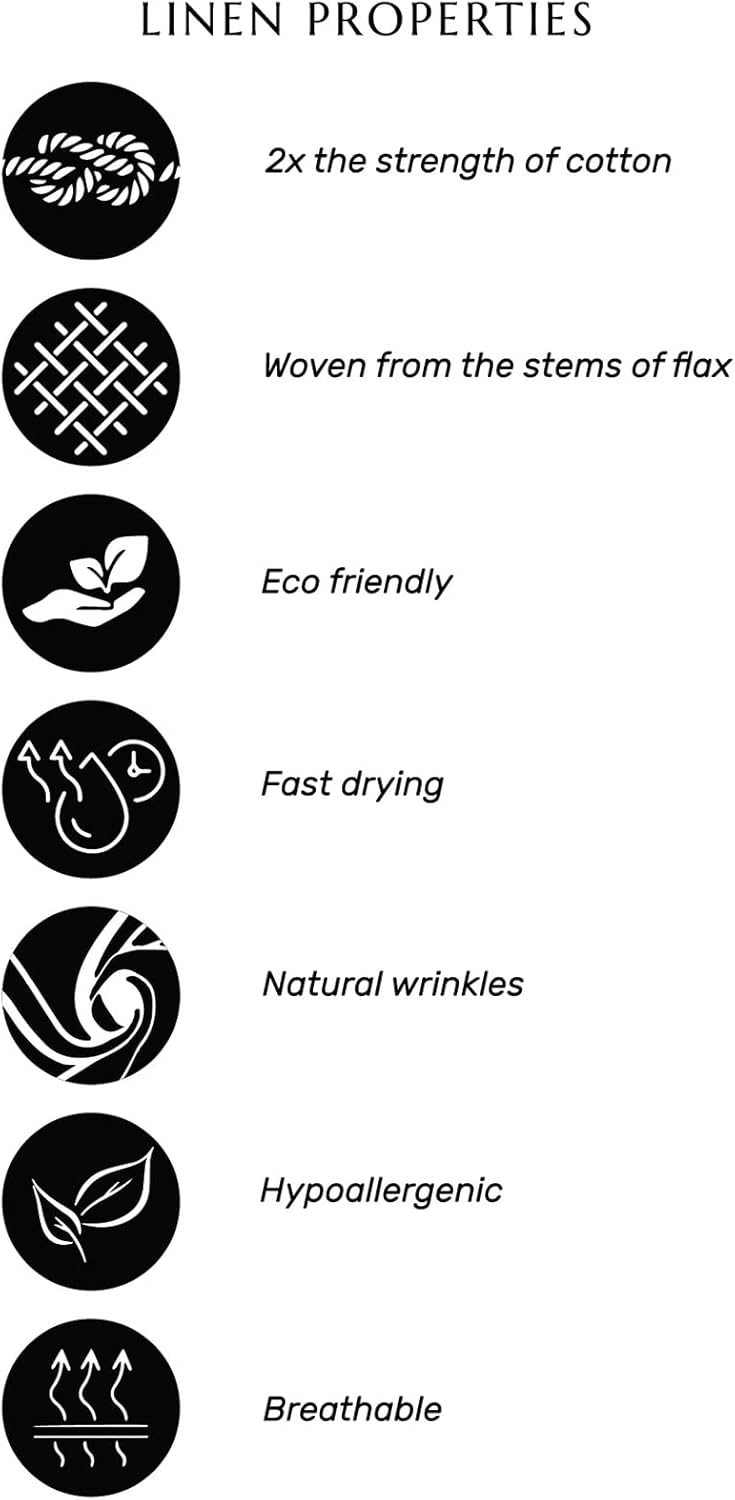 Solino Home 100% Pure Linen Apron for Women & Men - Navy and White Stripe Full Midi Bib Apron, Adjustable Neck Strap with Center Pockets for Kitchen, Chef - Handcrafted from European Flax