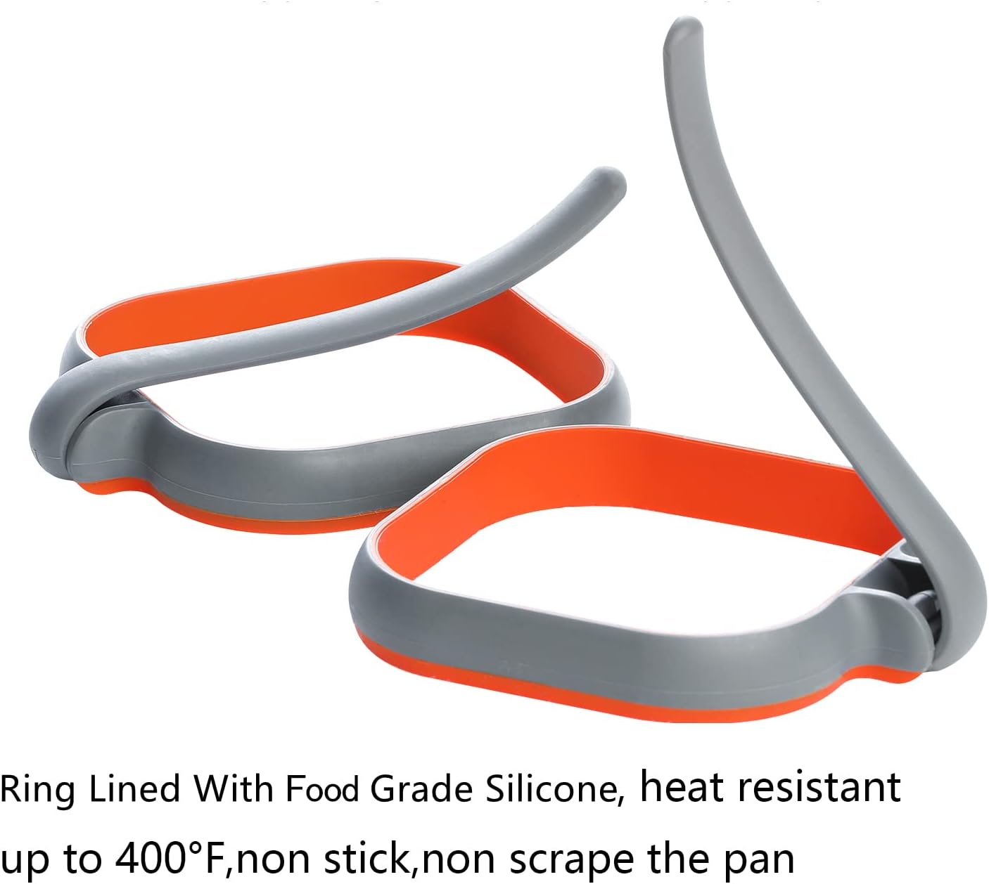 Silicone Egg Molds Pancake Molds for Kids, Silicone Egg Rings Pack of 4 for Frying Eggs, Nonstick Silicone Egg Mcmuffin Maker Pancake Rings