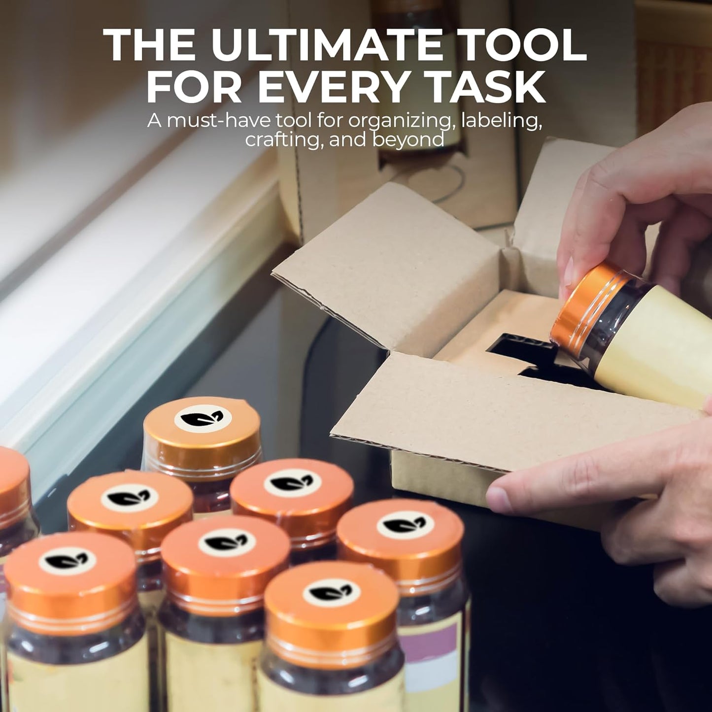 Perco Ivory 1-Inch Perforated Circle Dot Thermal Sticker Labels — 735 Stickers/Roll, Direct Thermal Printer Compatible—with Permanent Adhesive for Color Coding, Garage Sales, Crafts—Made in USA