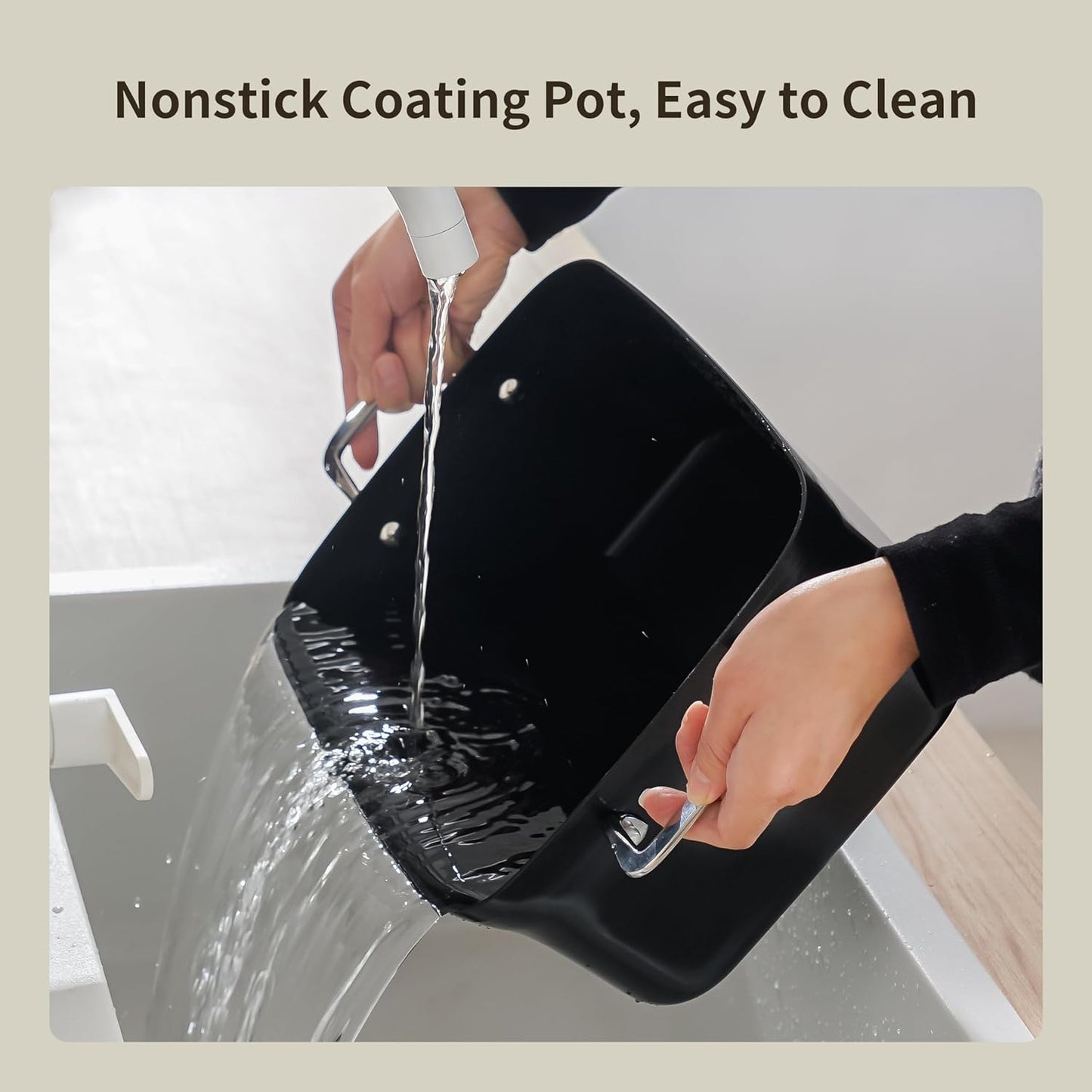 7-Quart Slow Cooker - PFOA-Free Nonstick Pot with 3 Heat Settings & Timer - Dishwasher & Oven Safe for Effortless Cooking, Perfect for Family Meals & Parties