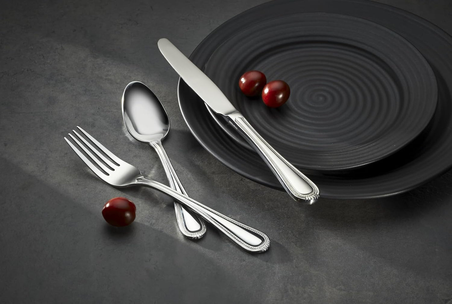 Oneida 895267 Countess 12 Piece Everyday Flatware Set, Metallic