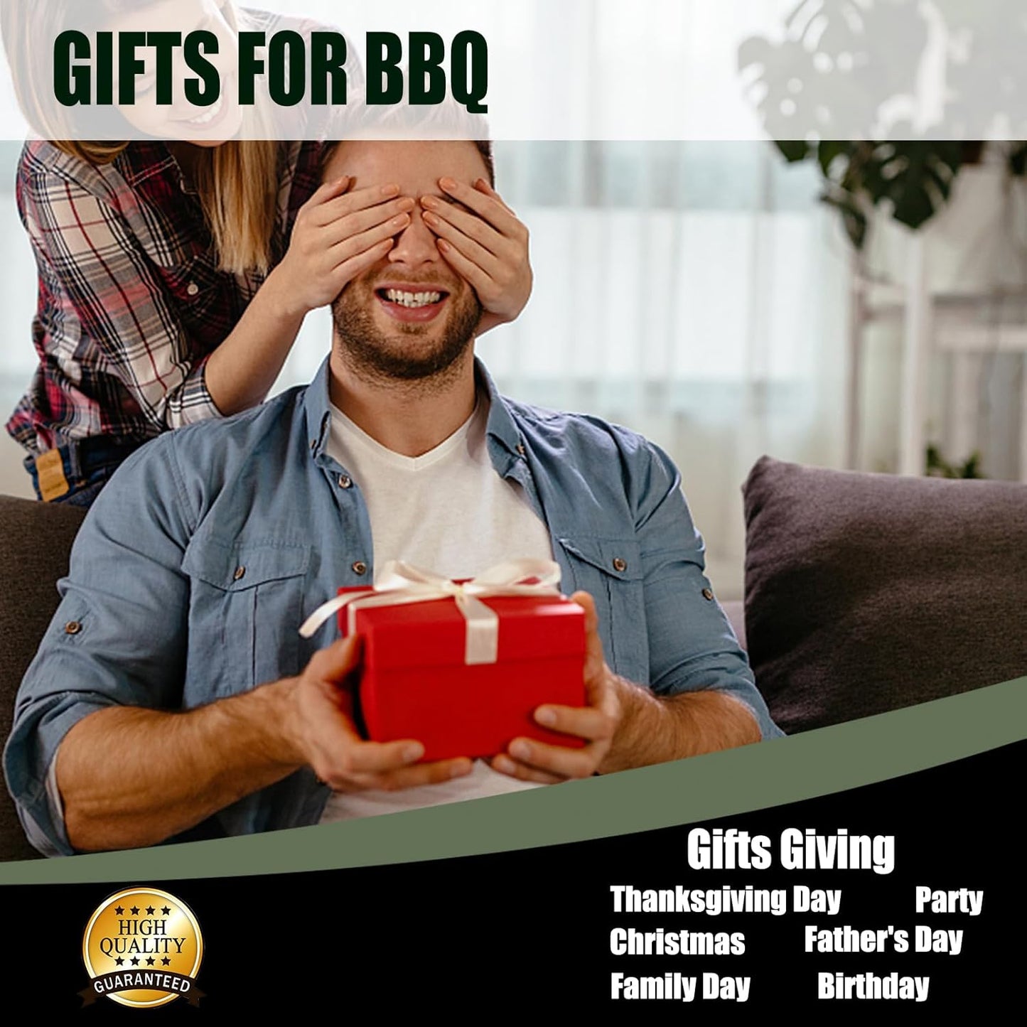 BBQ Accessories Storage Bag, Tool Bag for Barbecue Tools Storage, Grill Accessory Storage, Outdoor Camping Barbecue Carry Bag,Can Hold Grill Utensils Up to 18", BBQ Gifts for Men