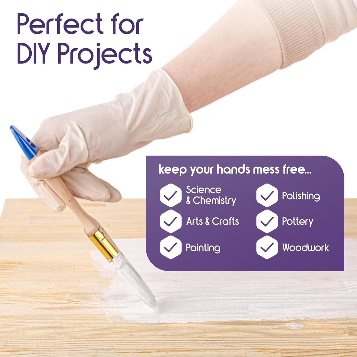 Inspire Stretch Vinyl Exam Gloves | THE ORIGINAL Quality Disposable Latex Free Medical Glove Cleaning Cooking Food Service Labs Healthcare and Household Small, 1000 Count