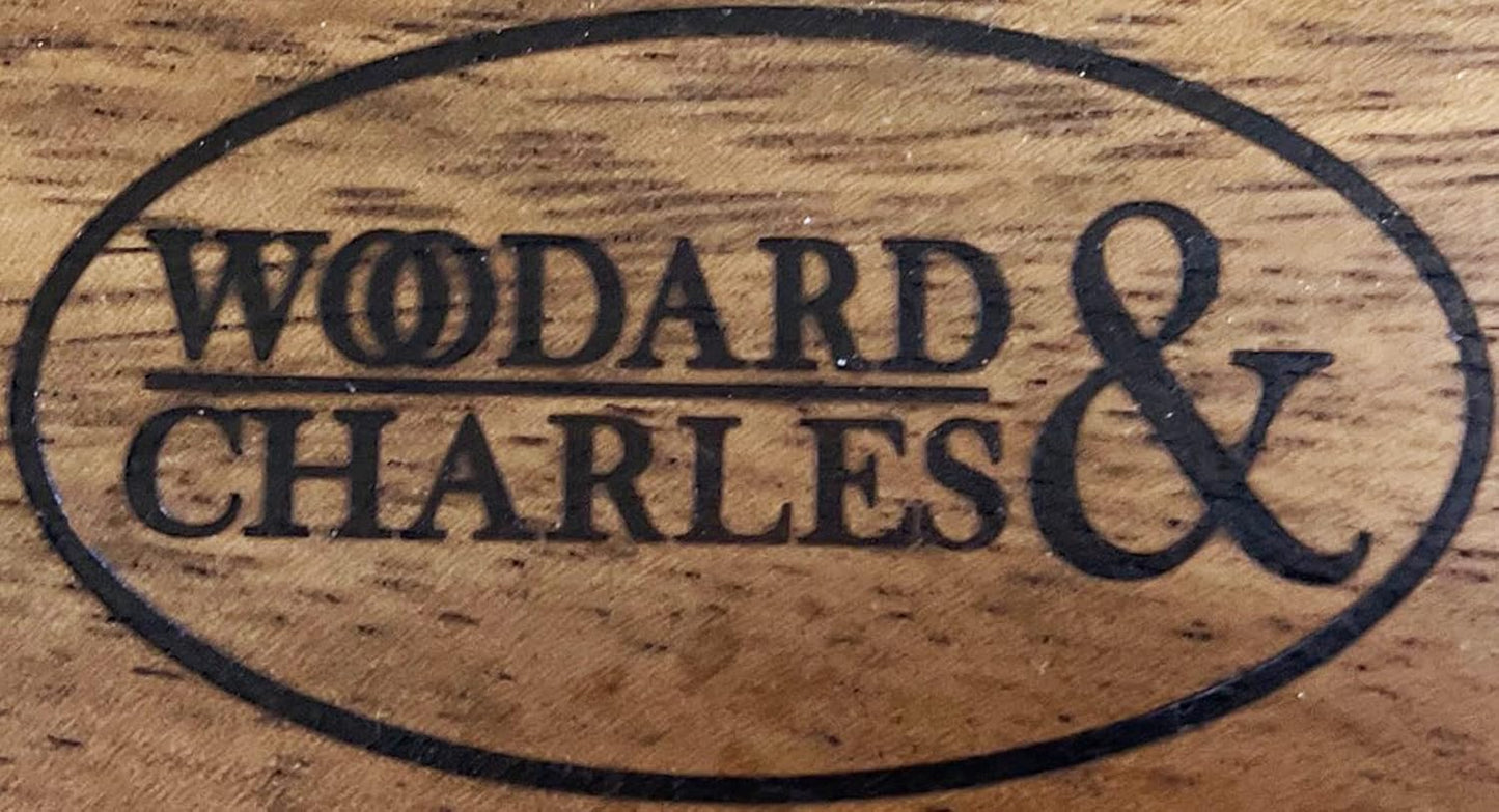 Acacia Wood 10” Salad Serving Bowl with Salad Hands 3 Piece Set by Woodard & Charles ★★PACK OF 4★★