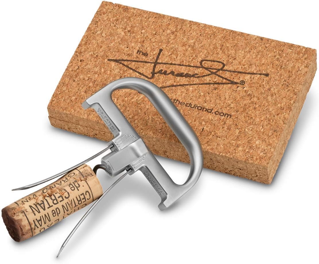 The Durand® two part device to successfully remove older and fragile wine corks whole and intact.