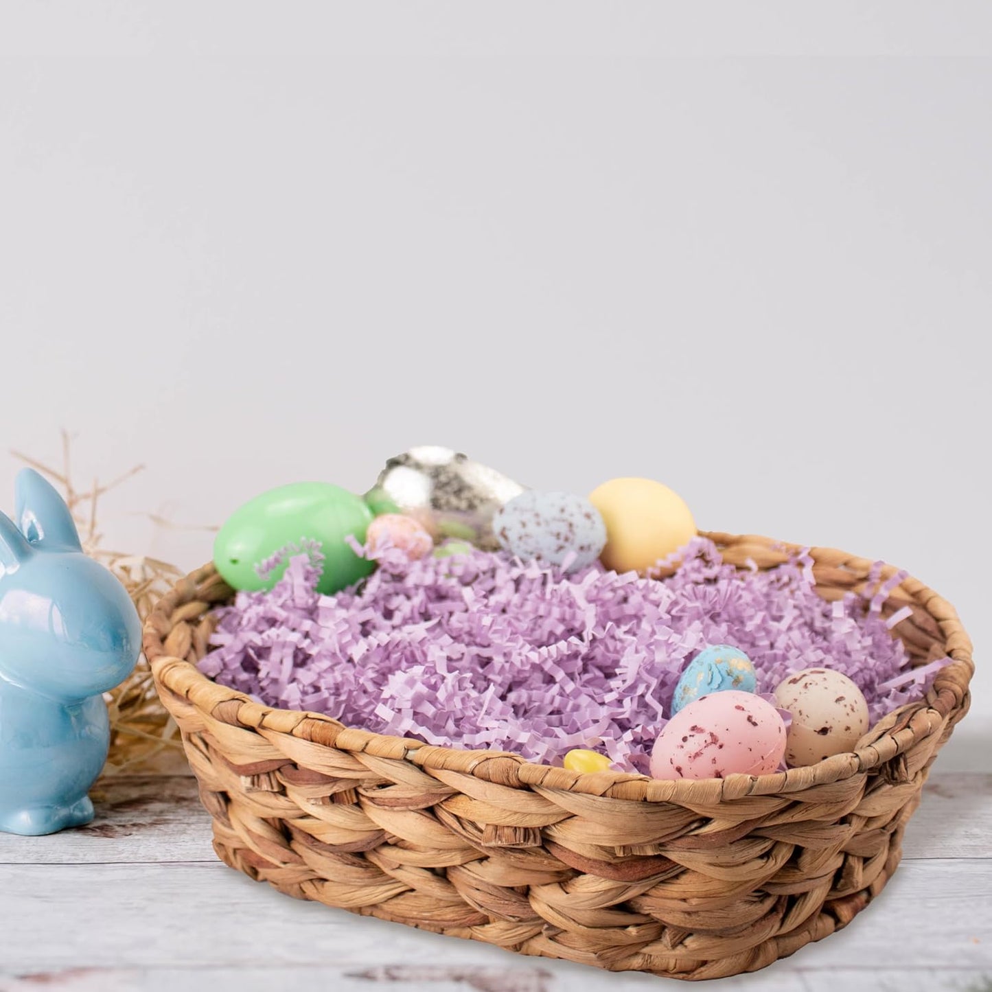 MagicWater Crinkle Cut Paper for Gift Baskets - 2LB - Lavender - Perfect for Shredded Paper Filler, Basket Filler, Gift Boxes, Bridesmaid Gifts, Halloween Stuffers & More – Ideal for All Occasions