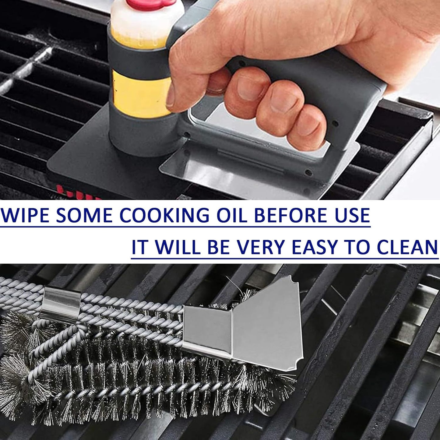 Genesis Grill Parts for Weber Genesis 300 Series Grills with Front Control Knob, 17.5" Flavorizer Bars 7620 Heat Deflectors 7622 Grill Grate 7524 for Weber Genesis E310 E320 E330 S310 S320 S330