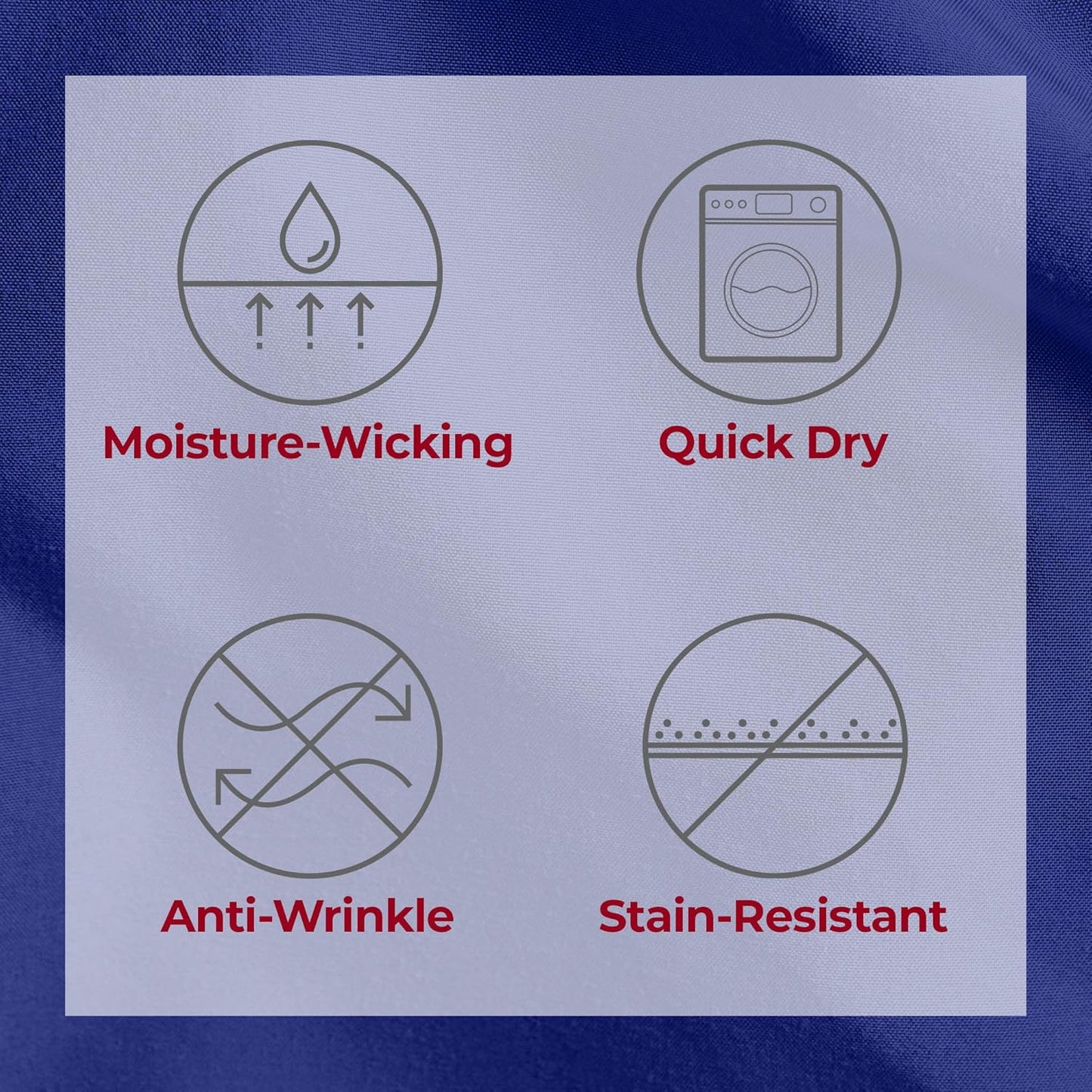 Mellanni Split King Sheets Set - 5 PC Iconic Collection Bedding - Hotel Luxury, Extra Soft, Cooling Bed Sheets - Wrinkle, Fade, Stain Resistant (Split King, Royal Blue)