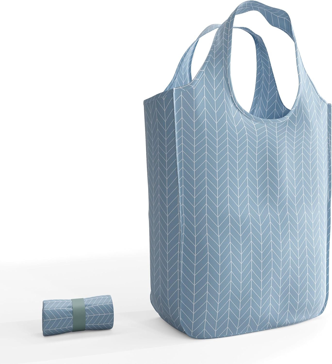 Reusable Grocery Bag - Stylish Shopping Bag for Groceries - Foldable Tote Bag - Medium Size