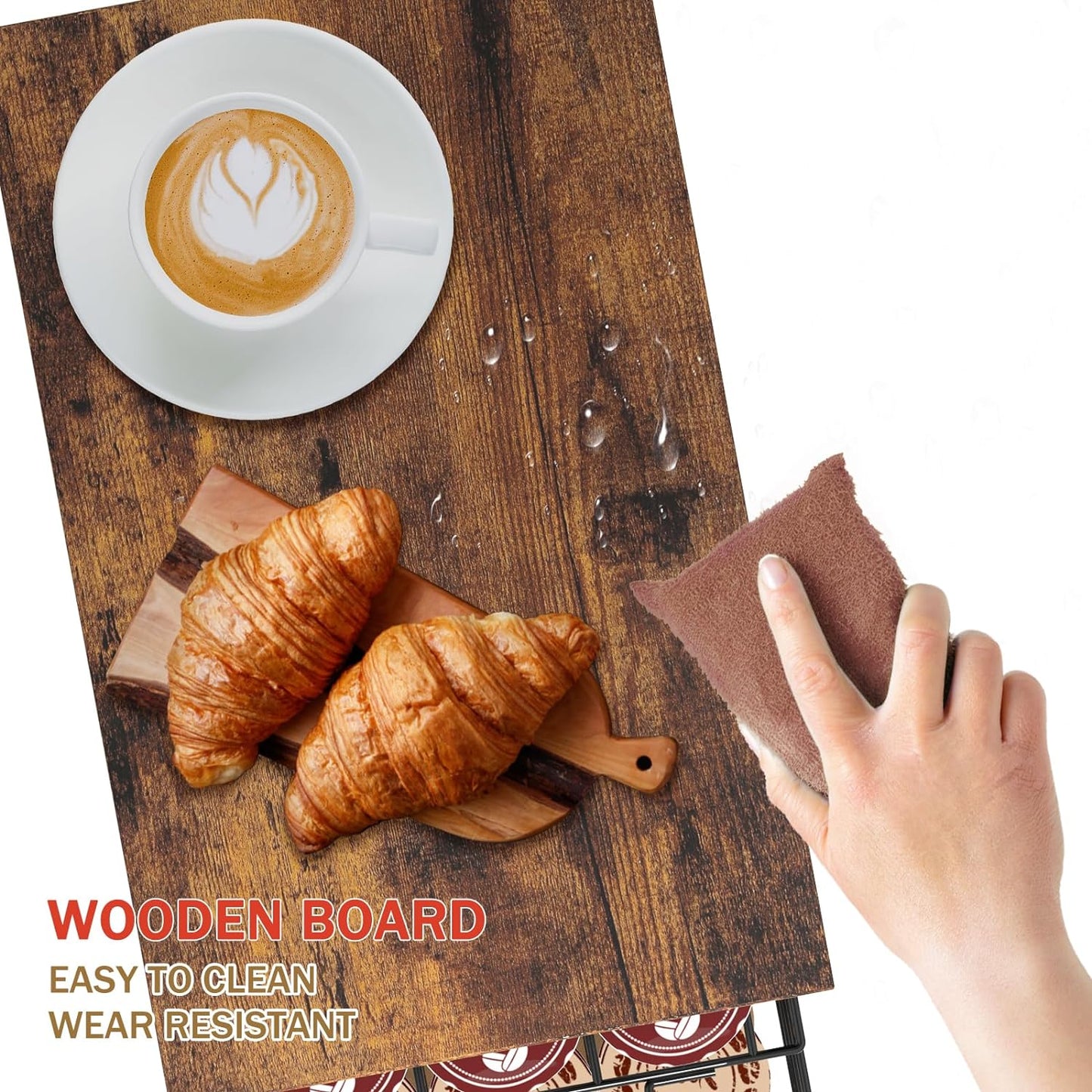 NANANARDOSO Coffee Pod Holder For Counter, 3 Tier Coffee Pod Drawer for Keurig Pod Storage Drawer Holder, 54 Capacity Pods Storage Organizer Cups Capsule with Sliding Baskets for Coffee Station