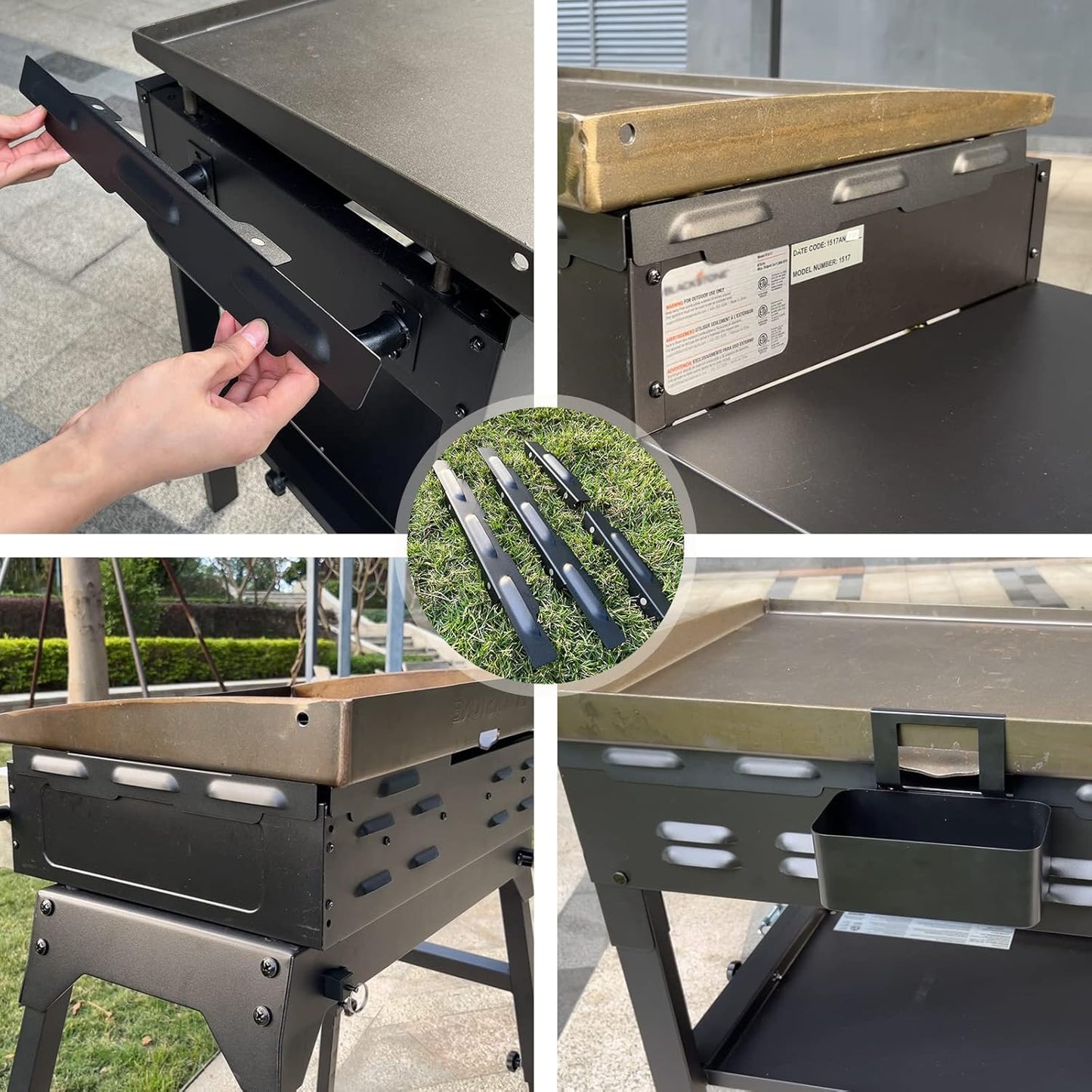 Wind Guards for Blackstone 28" Griddle, MeWeBlue Blackstone Accessories Fit for Grill, MeWeBlue 5016 Magnetic Stainless Steel Wind Screens Protect Flame Hold Heat, Compatible with Hood