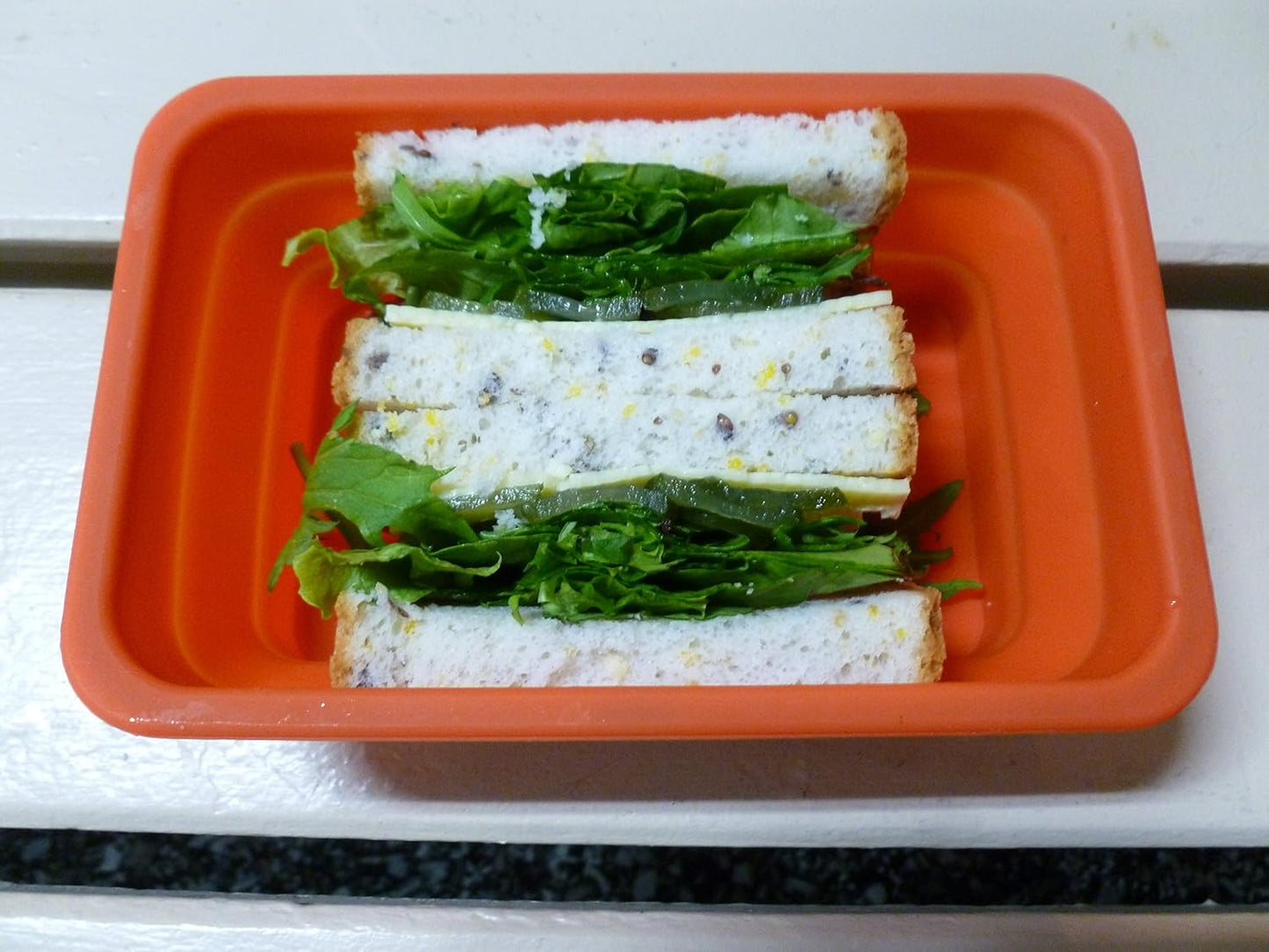 Oven & Microwave Safe Silicone Collapsible Lunch Box / Cake Mold / Food Container with Silicone Lid - Bake, Cook, Freeze, Heat, Store all in the Same Container!