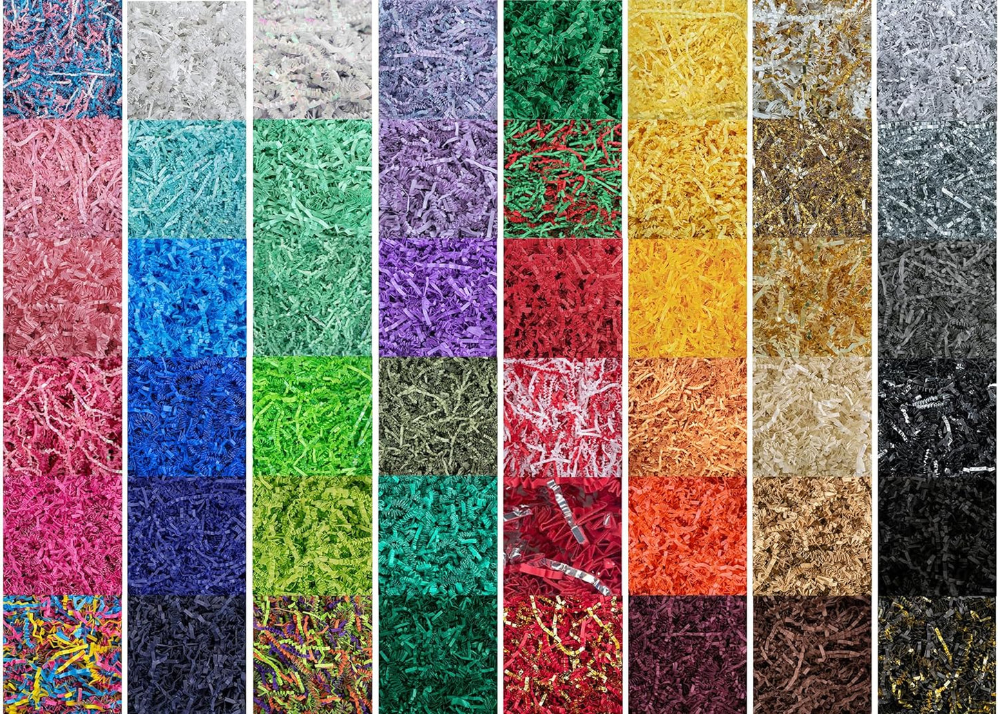 MagicWater Crinkle Cut Paper for Gift Baskets - 2LB - Slate Gray - Perfect for Shredded Paper Filler, Basket Filler, Gift Boxes, Bridesmaid Gifts, Halloween Stuffers & More – Ideal for All Occasions