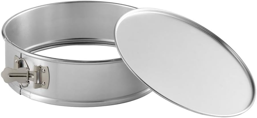 Soro Essentials- 10'' x 3'' Deep Aluminum Round Spring Form Pan- Leak Proof Cheesecake Pan Spring Form Pans with Removable Bottom and Quick Release Latch for Baking Cheesecake Cakes