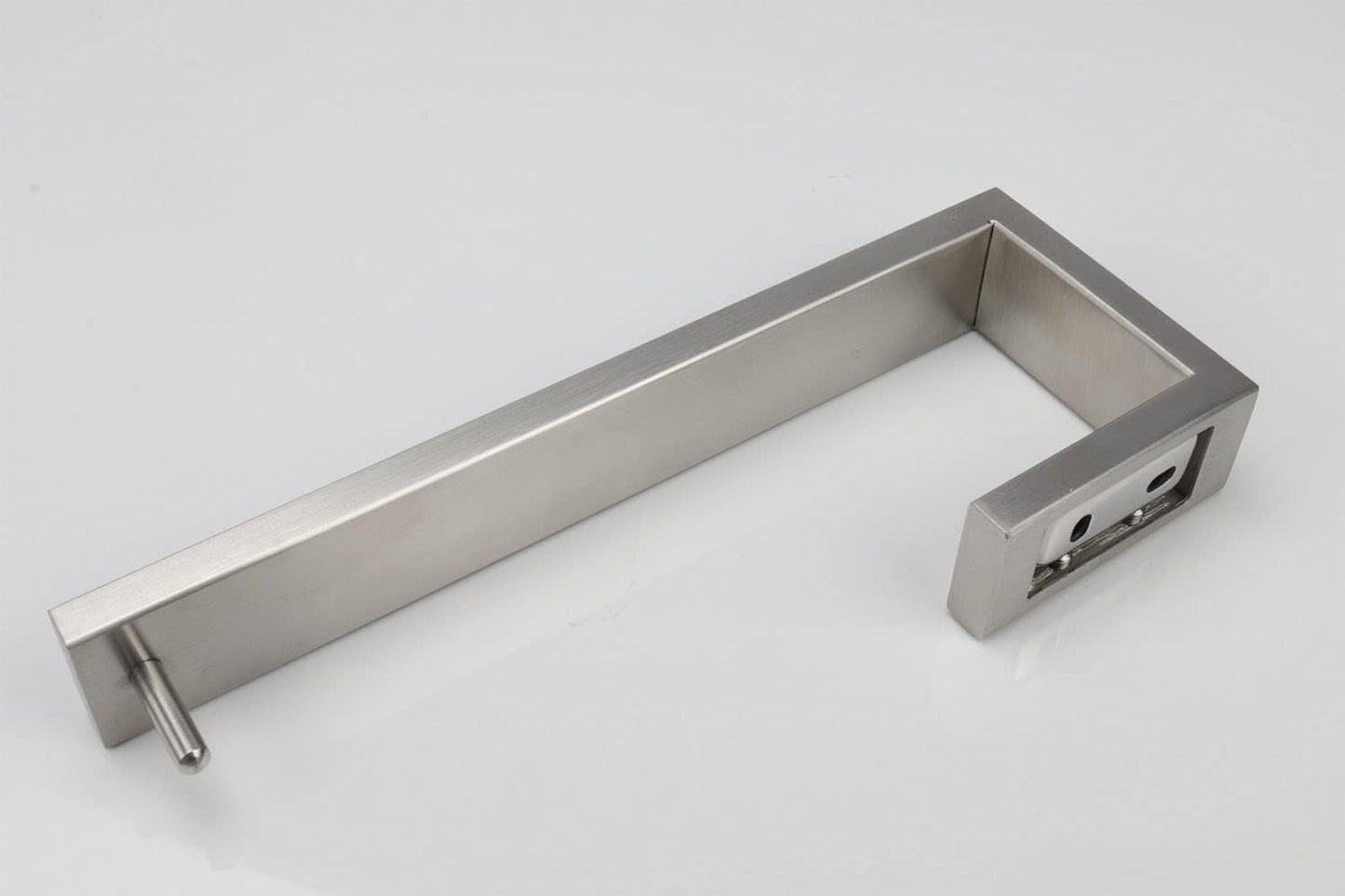 TocTen Hand Towel Holder/Towel Ring - Thicken SUS304 Stainless Steel Bathroom Hand Towel Hanger, 9 Inch Heavy Duty Wall Mounted Towel Rack, Square Hand Towel Bar for Bathroom (Brush, 2 PCS 9 in)