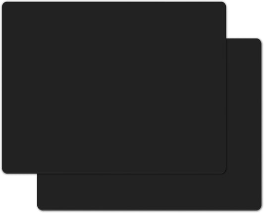 Gartful 2 Pack Silicone Mats for Countertop - 0.05" Thicker, 32" by 24" Extra Large Counter Table Protector, Heat Resistant Mat, Work Desk Pad, Non Skid Placemat, Multipurpose Mat, Pastry Mat, Black