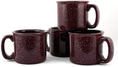 Ceramic Campfire Mug, 15oz - Set of 4 (Plum)