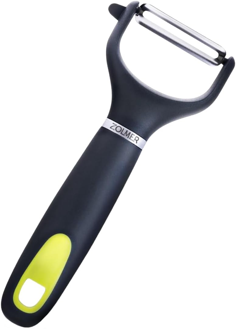 Professional Peelers for kitchen with Smooth Blades - Extra Sharp Vegetable Peelers stainless steel with Y Ergonomic Handle - Dishwasher Safe - Potato peeler hand