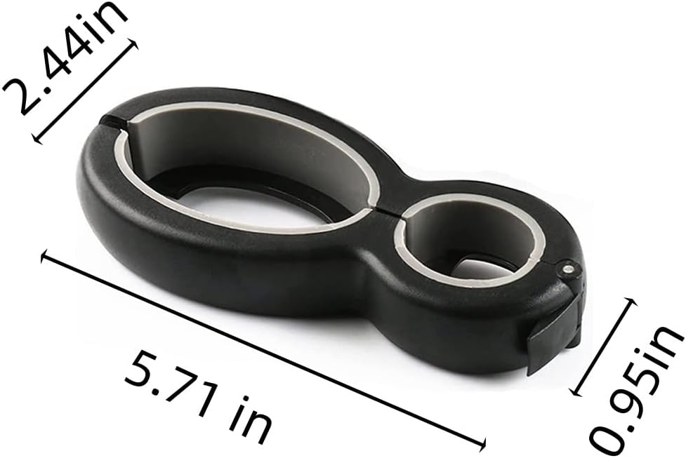 Bottle Opener 6 in 1 Multi Function Can Opener,Multi Kitchen Tool for Jelly Jars, Wine, Beer and other, Bottle Opener to Protect the Nail Use for Children, Elderly and Arthritis Sufferers.