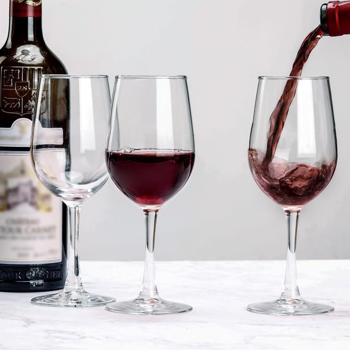 UMI UMIZILI Wine Glasses Set of 8, 12 Ounce Wine Glasses for white or red wine, All Purposed Wine Glass for Any Occasions