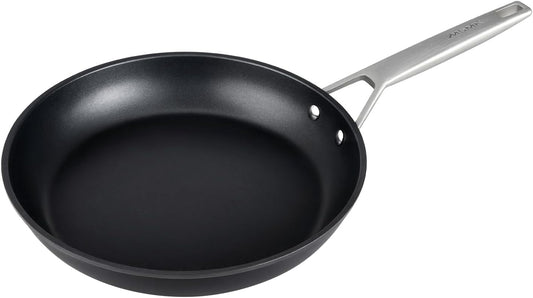 MsMk 7 inch Small Frying Pan Skillet, Carbonize also Non-Stick Saute Pans, PFAS & PFOA Free Non-Toxic, Scratch-resistant, for Induction, Ceramic and Gas Cooktops All Stovetops, Dishwasher & Oven Safe