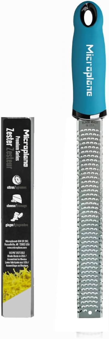 Microplane Premium Classic Series Citrus Zester and Grater - Turquoise