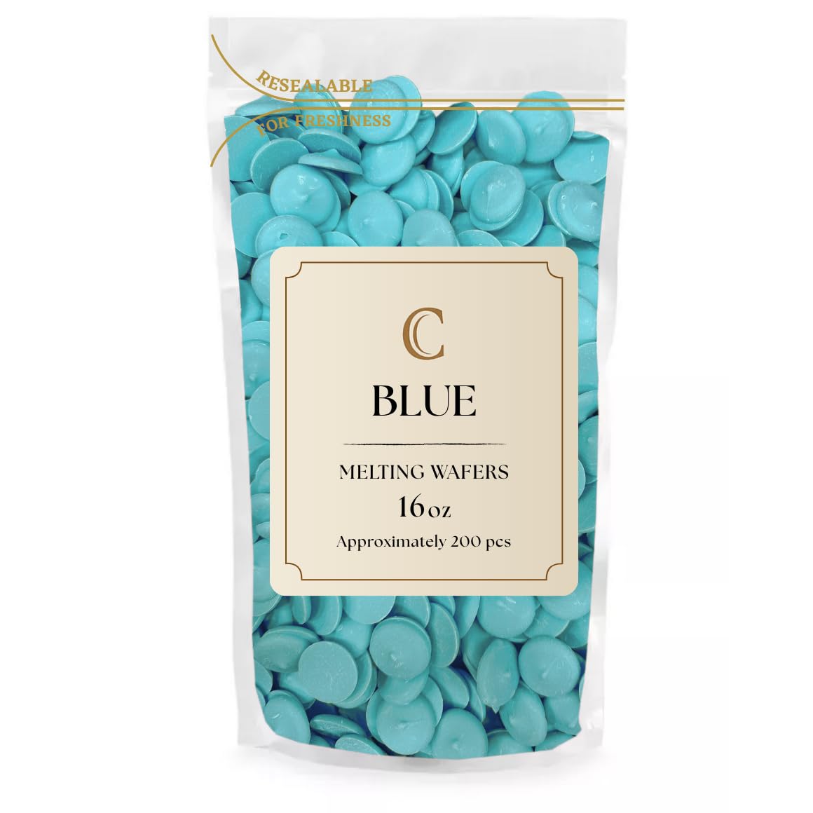 KIDU Blue Chocolate Melting Wafers 16 Ounces Bulk Perfect For Dipping, Deserts, Baking And More - 1 Pound