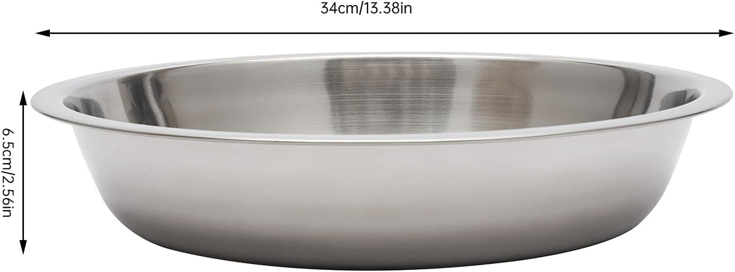 Chafing Dish Buffet Set, Stainless Steel Hanging Lid Dining Stove, Roll Top Chafing Dish Buffet Diamond-Shaped Lid and Round Stand for Buffet Restaurants and Banquets (Gold, 4.5L/4.76Qt)