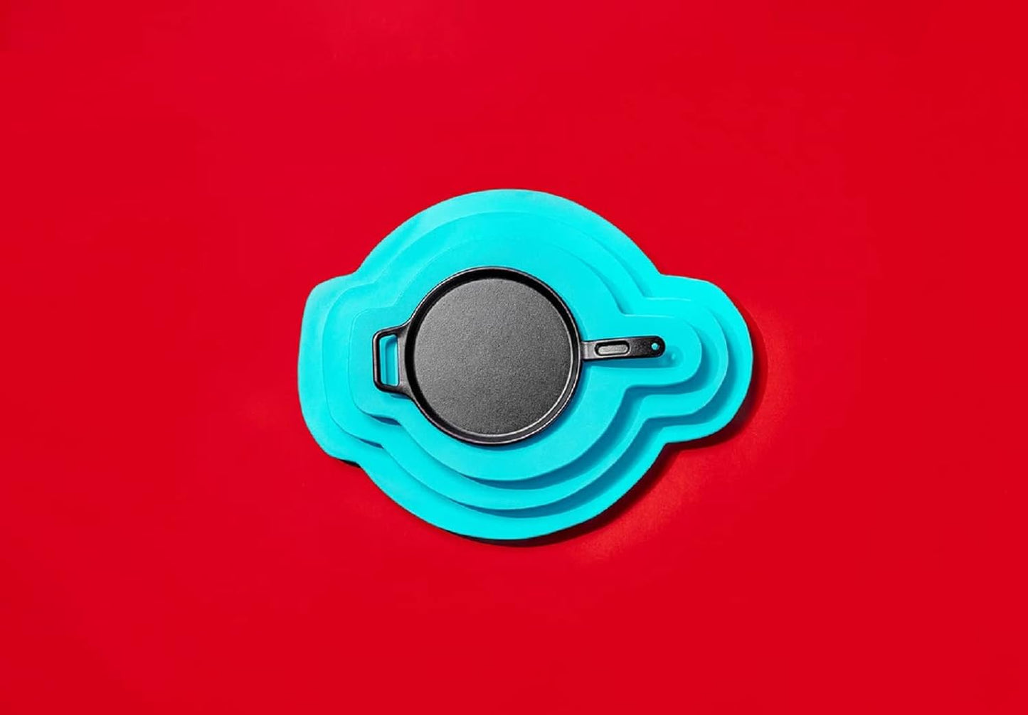 Lodge BOLD 12 Inch Seasoned Cast Iron Griddle, Design-Forward Cookware,Black