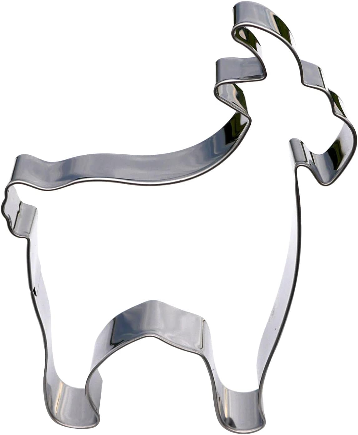 Goat Farm Animal Cookie Cutter, Premium Food-Grade Stainless Steel, Dishwasher Safe