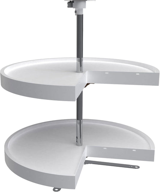 Rev-A-Shelf 24" Pie-Cut Lazy Susans 2-Shelf, White