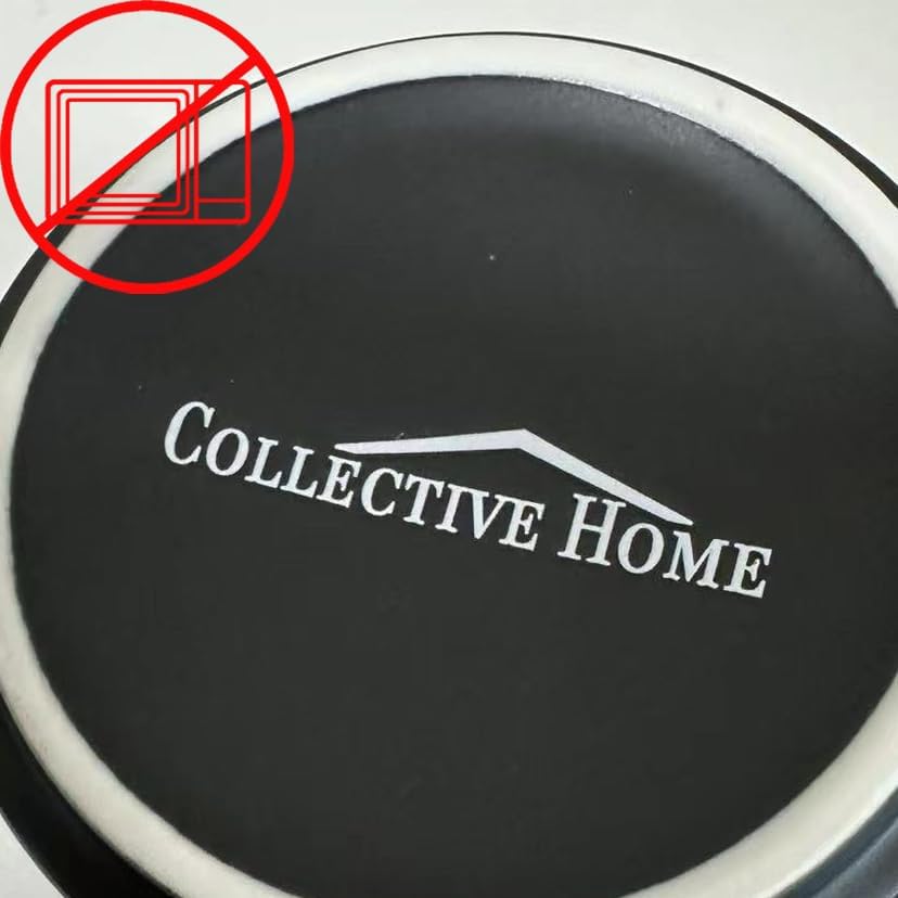 COLLECTIVE HOME - Black Monogram Ceramic Mugs, 15 oz Golden Initial Coffee Cups, Elegant Alphabet Tea Mugs, Personalized Halloween Mug with Gift Box, Perfect for Office and Home Décor (d)