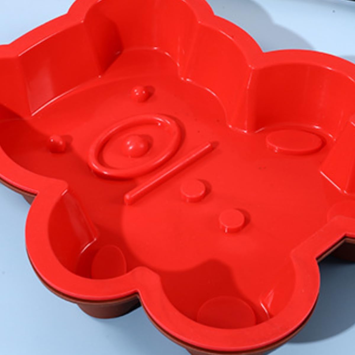 11 inch Silicone Bundt Cake Pan, Non-Stick Silicone Fluted Pans, ome Baking DIY Cake Mold for Cake, Jelly, Bread, Chocolate, Para Gelatinas (1 Pack)