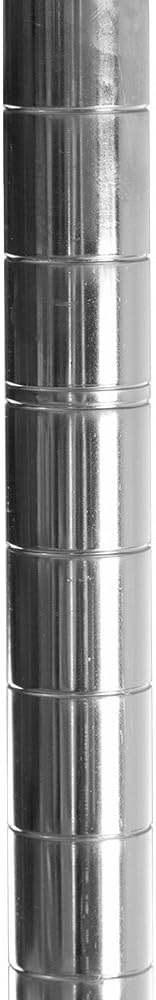 Shelving Inc. 8" d x 36" w Chrome Wire Shelving with 3 Tier Shelves, Weight Capacity 800lbs Per Shelf