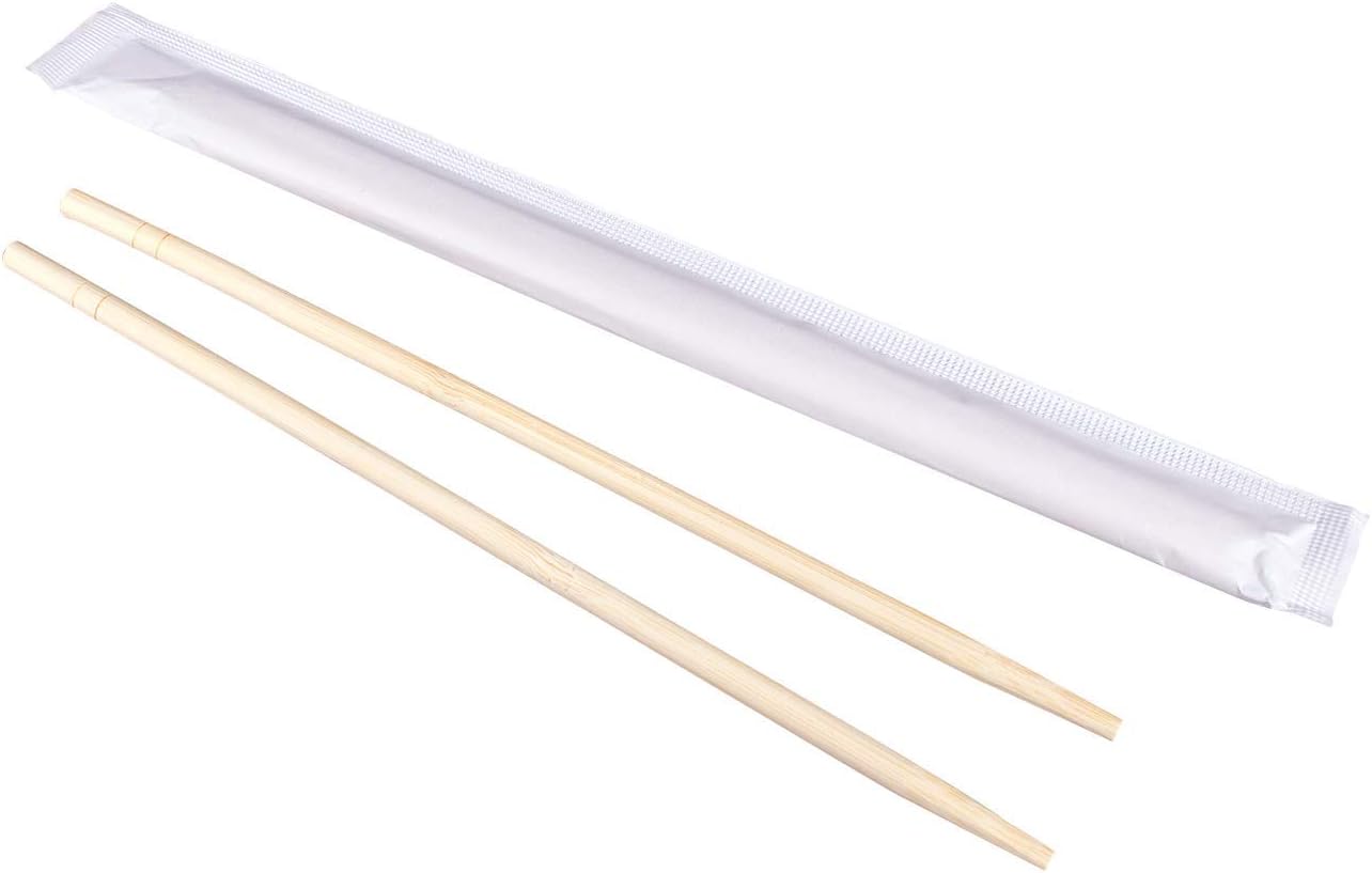 Karat U9050 9” Wrapped Bamboo Chopsticks - White (Case of 1000)