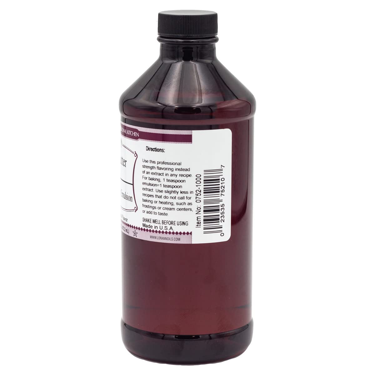 Lorann Oils Butter Bakery Emulsion: True Butter Flavor, Ideal for Enhancing Rich Dairy Notes in Baked Goods, Gluten-Free, Keto-Friendly, Butter Flavoring Essential for Your Kitchen