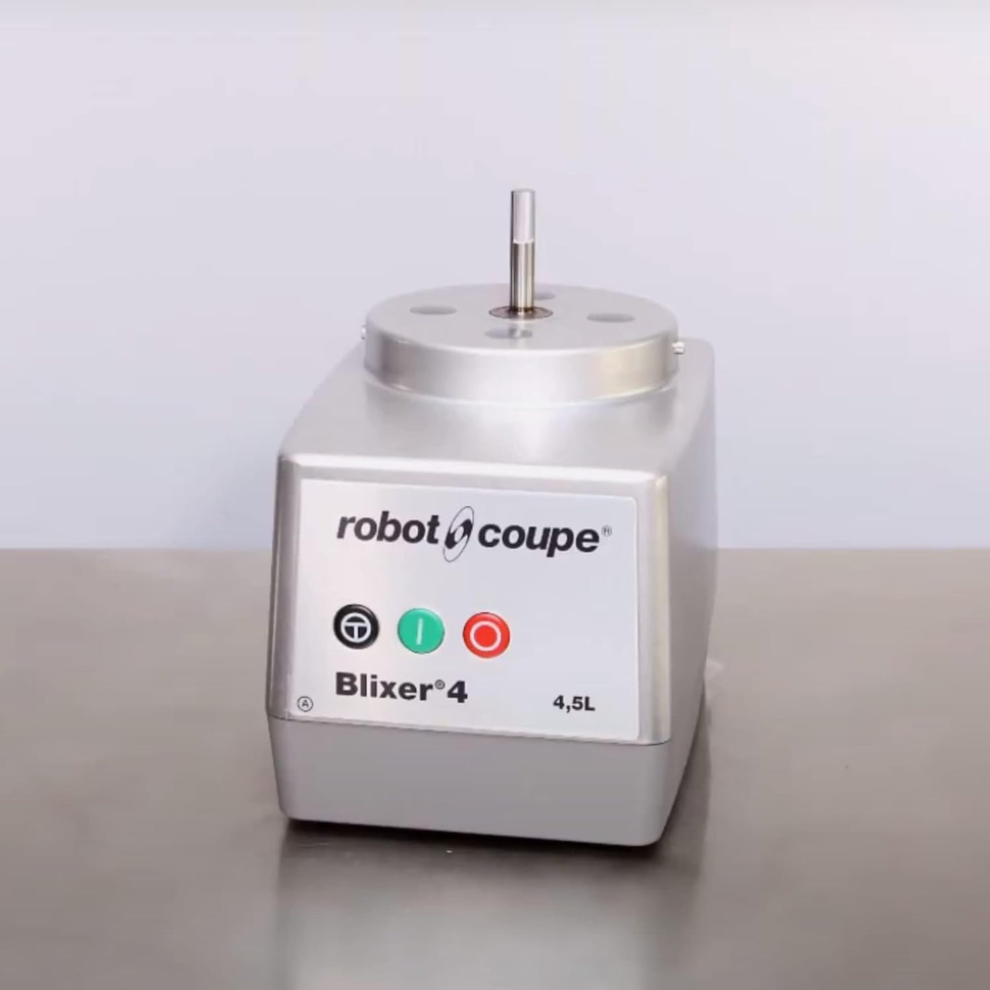 Robot Coupe BLIXER 4 Blixer Vertical Commercial High Speed Blender/Mixer, 4.5-Quart Stainless Steel Batch Bowl, 1 Speed, Stainless Steel, 120 Vol, 1-1/2 hp