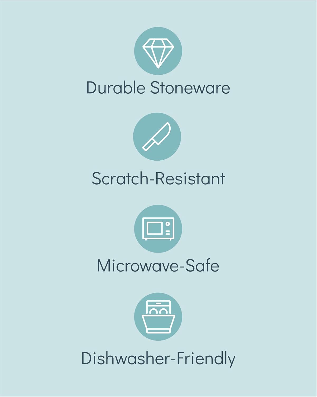 32 Piece Dinnerware Sets for 8 - Modern Style Stoneware Dinnerware Set - Scratch Resistant, Dishwasher Safe Plates and Bowls Sets Ceramic, Dish Set, Bowl and Plate Set - Beige and Blue…