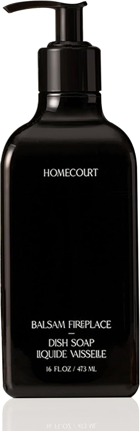 Homecourt Balsam Fireplace Dish Soap, Dishwashing Liquid with Clean Ingredients, Non-Toxic Dish Soap Liquid, Safe for People and Pets - 16 oz