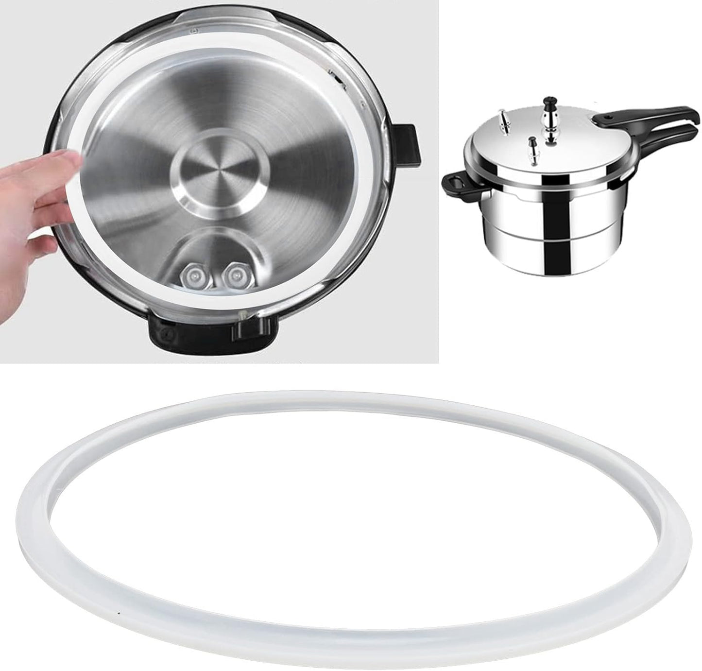 Pressure Cooker Sealing Rings Replacement Accessory, , Suitable for Aluminum Alloy Pressure Cooker, Compatible with Different (24cm)