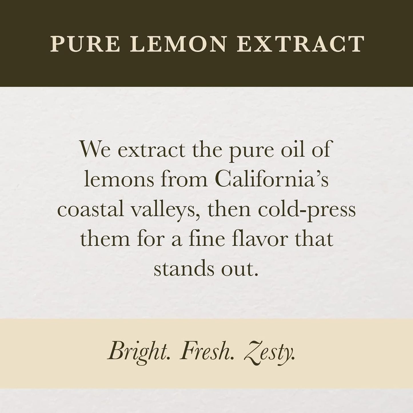 Cook's Pure Lemon Extract, Premium Quality, Cold Pressed Lemon, Sugar Free, Gluten Free, Allergen Free, 32 oz