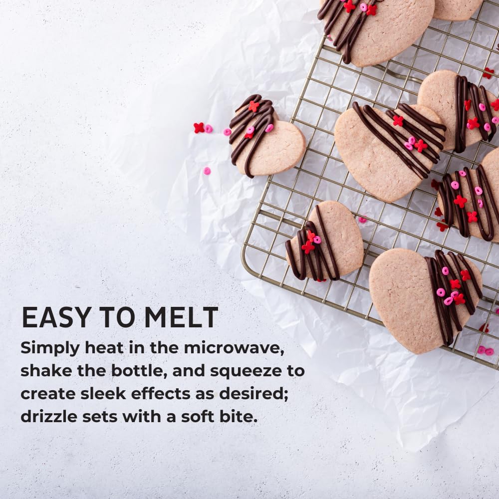 Pistachio-Flavored Cake Drizzle by Chefmaster, Edible Cake Drip Frosting for Decorating, Drip for Cakes, Cupcakes, Cookies, Donuts, 5 oz