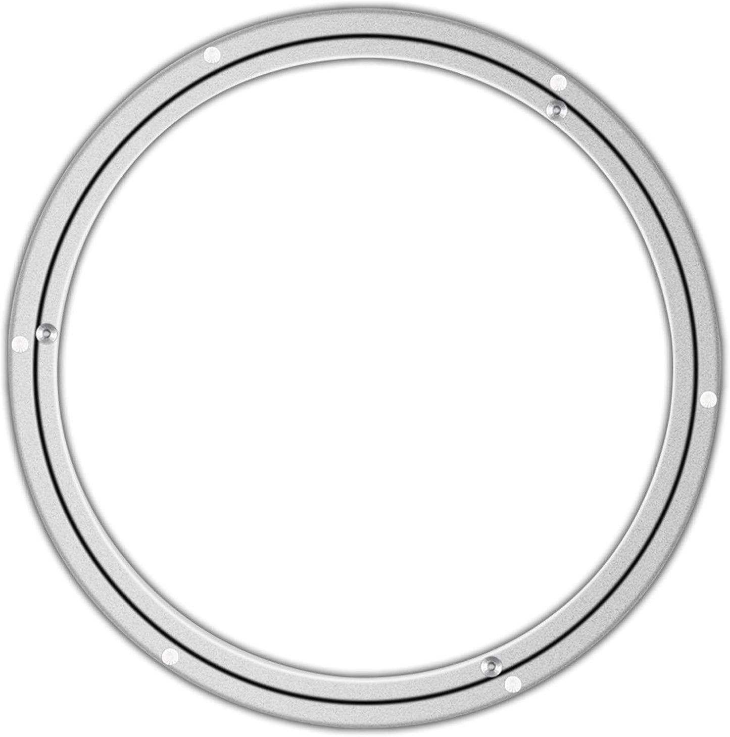 Aluminum Lazy Susan Hardware Metal Rotating Turntable Bearings Swivel Plate Hardware for Dining-Table and Workbench (14 Inchs) …