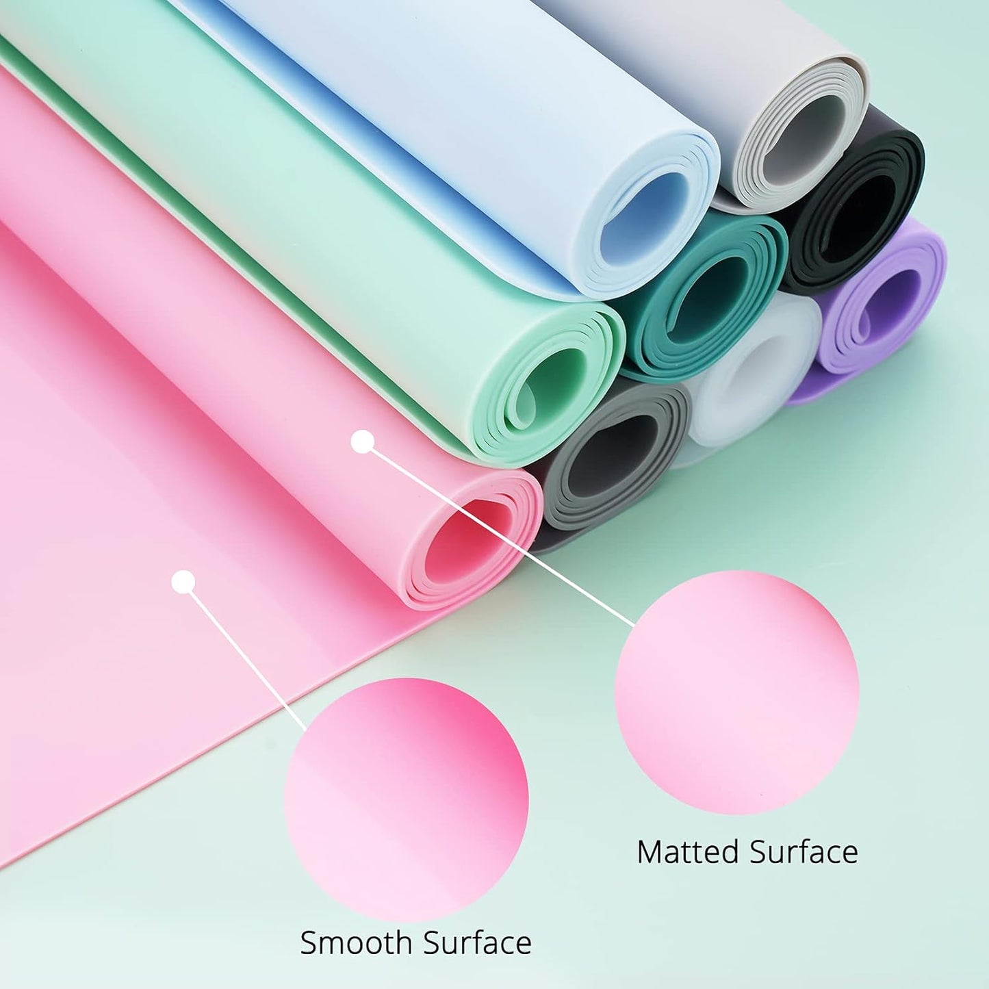 Gartful Silicone Mats for Kitchen Counter, Large Silicone Countertop Protector, Nonskid Heat Resistant Desk Saver Pad, Multipurpose Mat, Placemat (XL-28" x 20"x 0.06", Black)