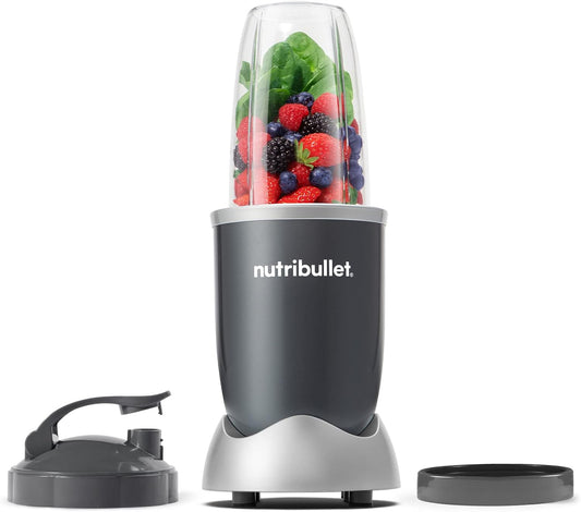 nutribullet Personal Blender for Shakes, Smoothies, Food Prep, and Frozen Blending, 24 Ounces, 600 Watt, Gray, NBR-0601WM