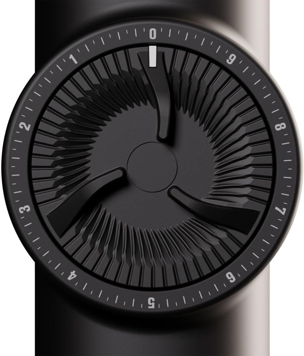 Pietro Pro Brewing Manual Coffee Grinder - Made in Italy - By Fiorenzato (Black)